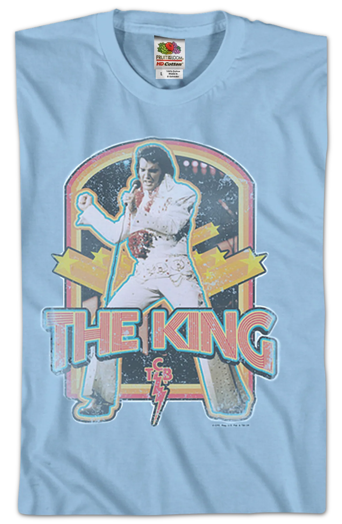 Retro The King Elvis Presley T-Shirt - Image 2