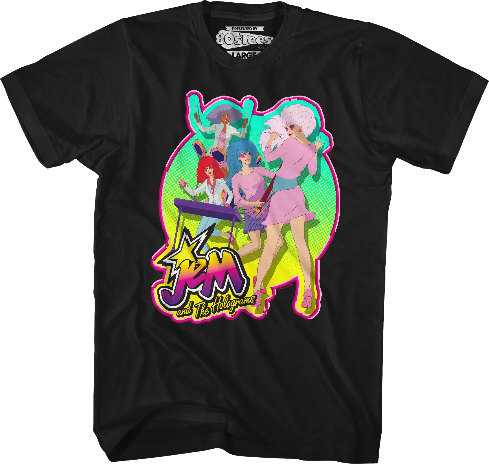 Rock Band Jem And The Holograms T-Shirt - Image 16