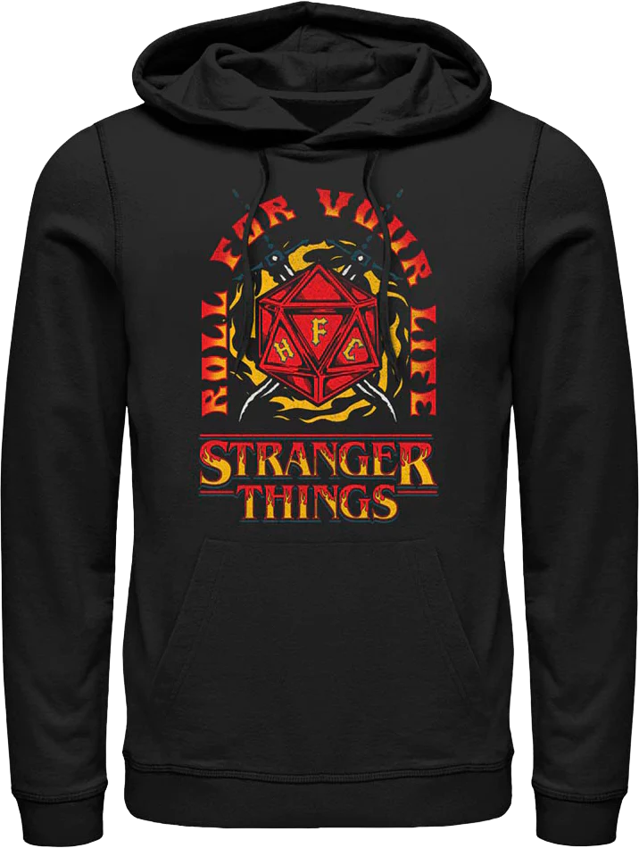 Roll For Your Life Stranger Things Hoodie