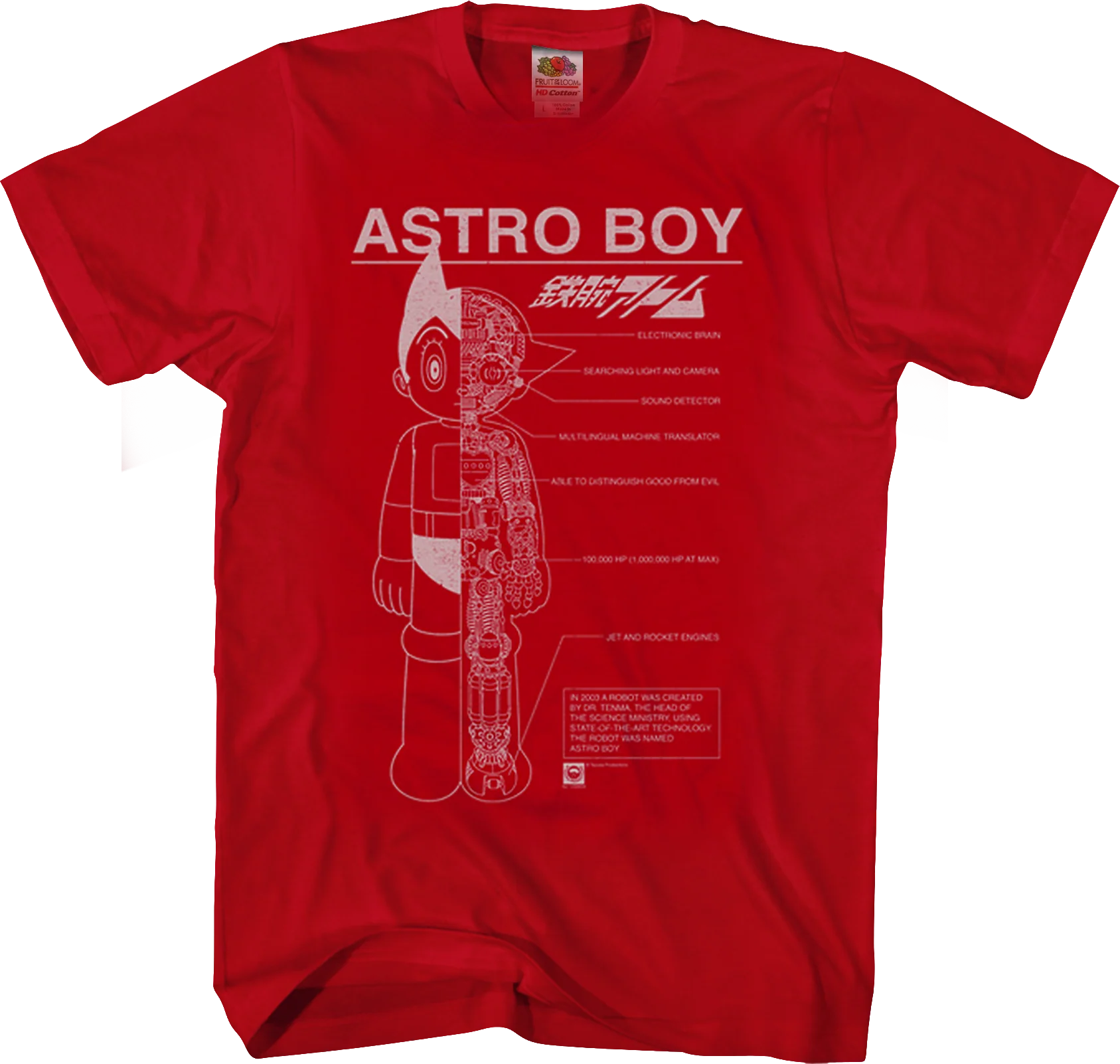 Schematic Astro Boy T-Shirt
