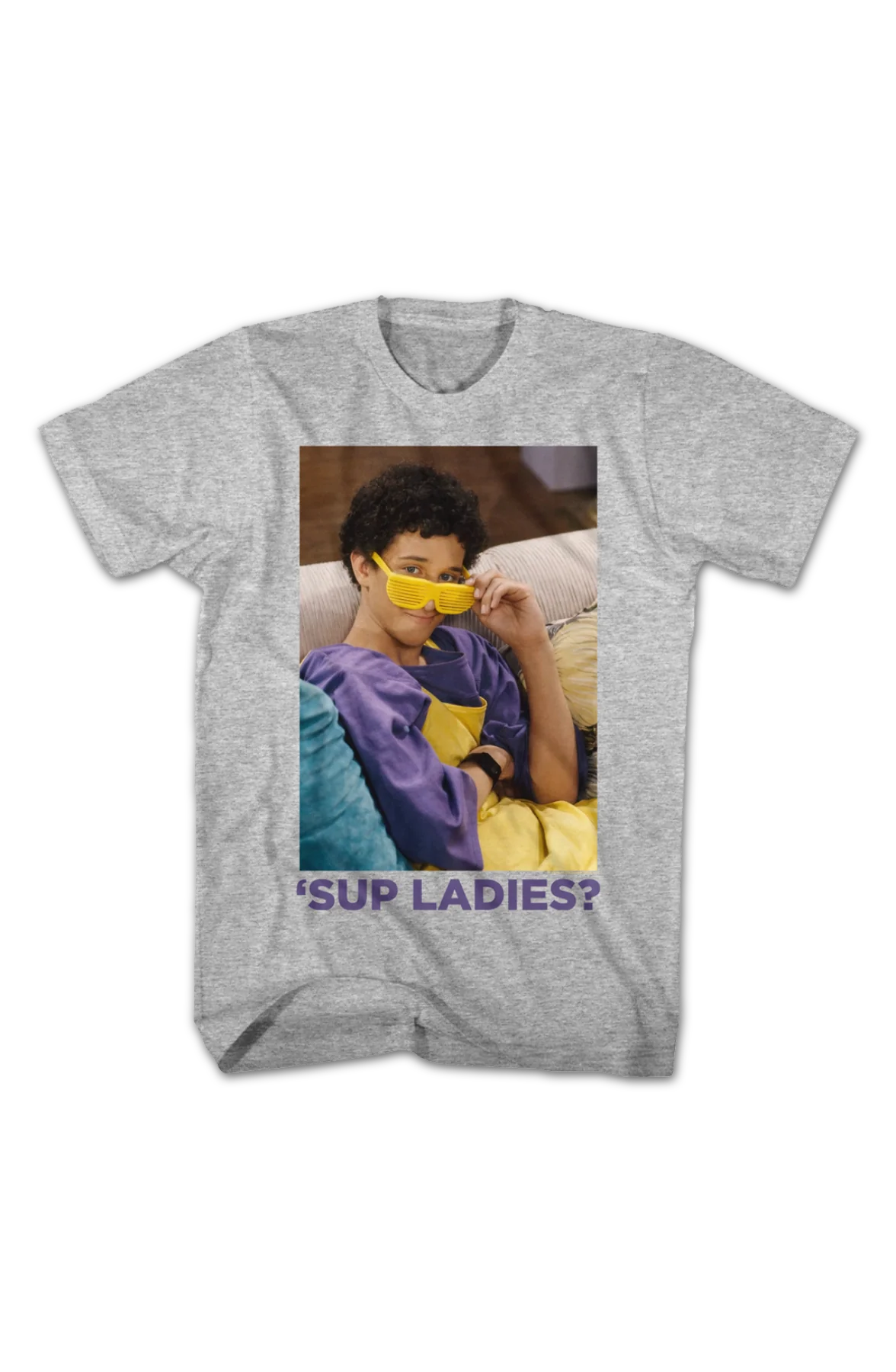 Screech 'Sup Ladies Saved By The Bell T-Shirt - Image 2
