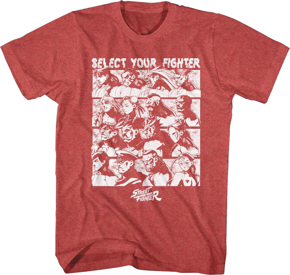 Select Your Fighter Street Fighter T-Shirt