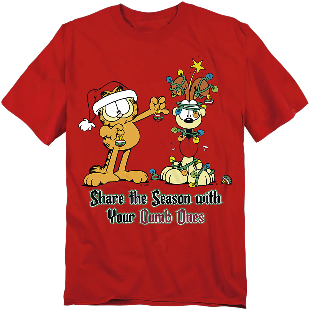 Share The Season With Your Dumb Ones Garfield T-Shirt