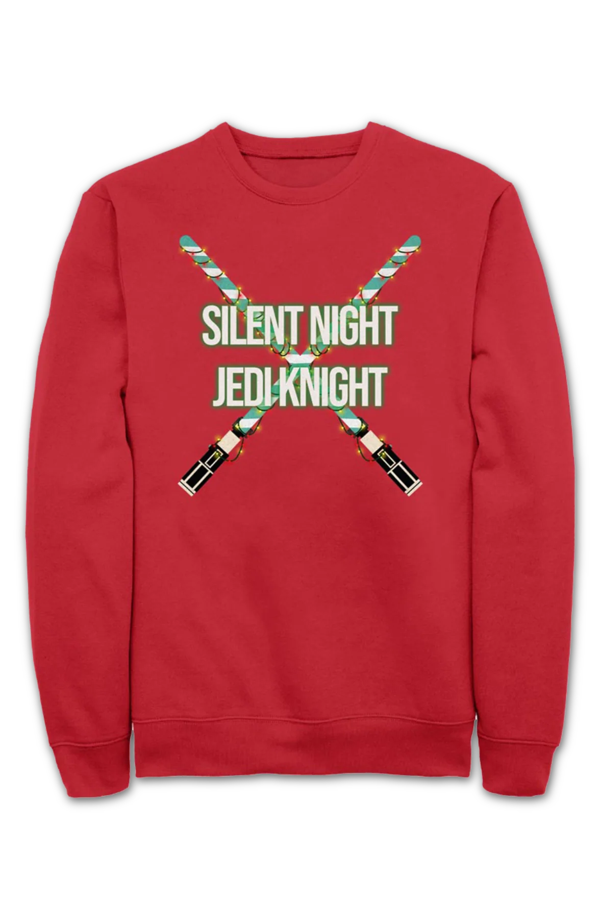 Silent Night Jedi Knight Star Wars Sweatshirt - Image 2