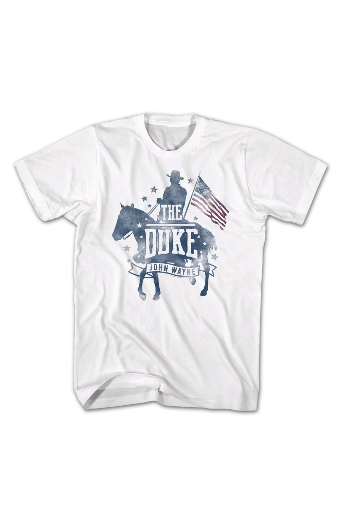 Silhouette & Flag John Wayne T-Shirt - Image 2