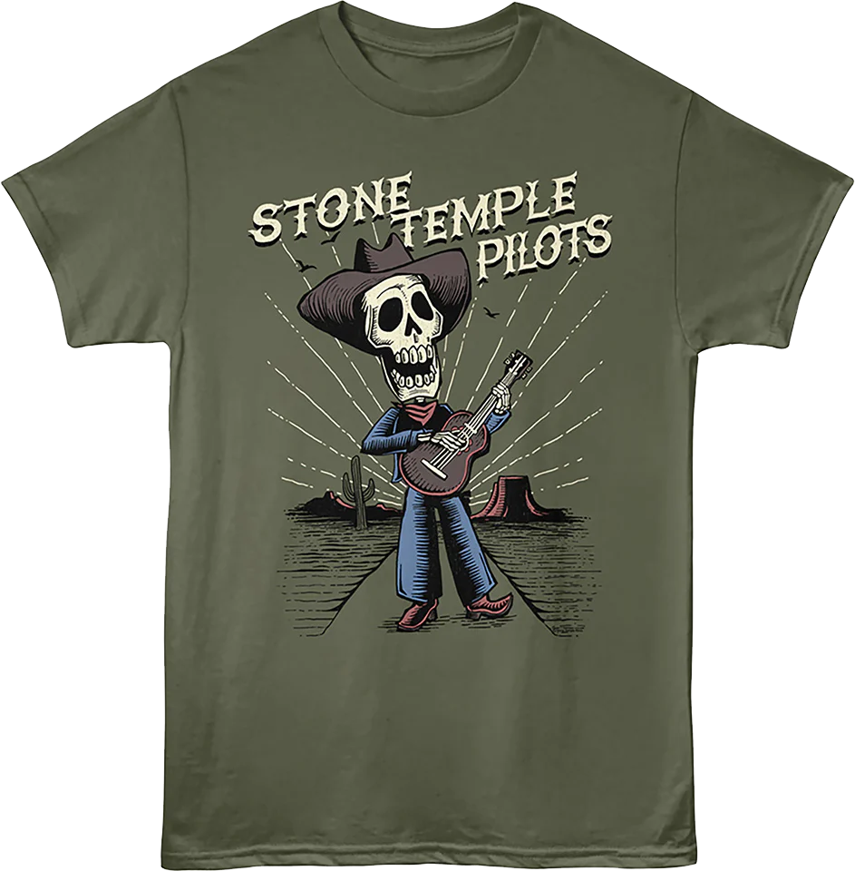 Skeleton Cowboy Stone Temple Pilots T-Shirt