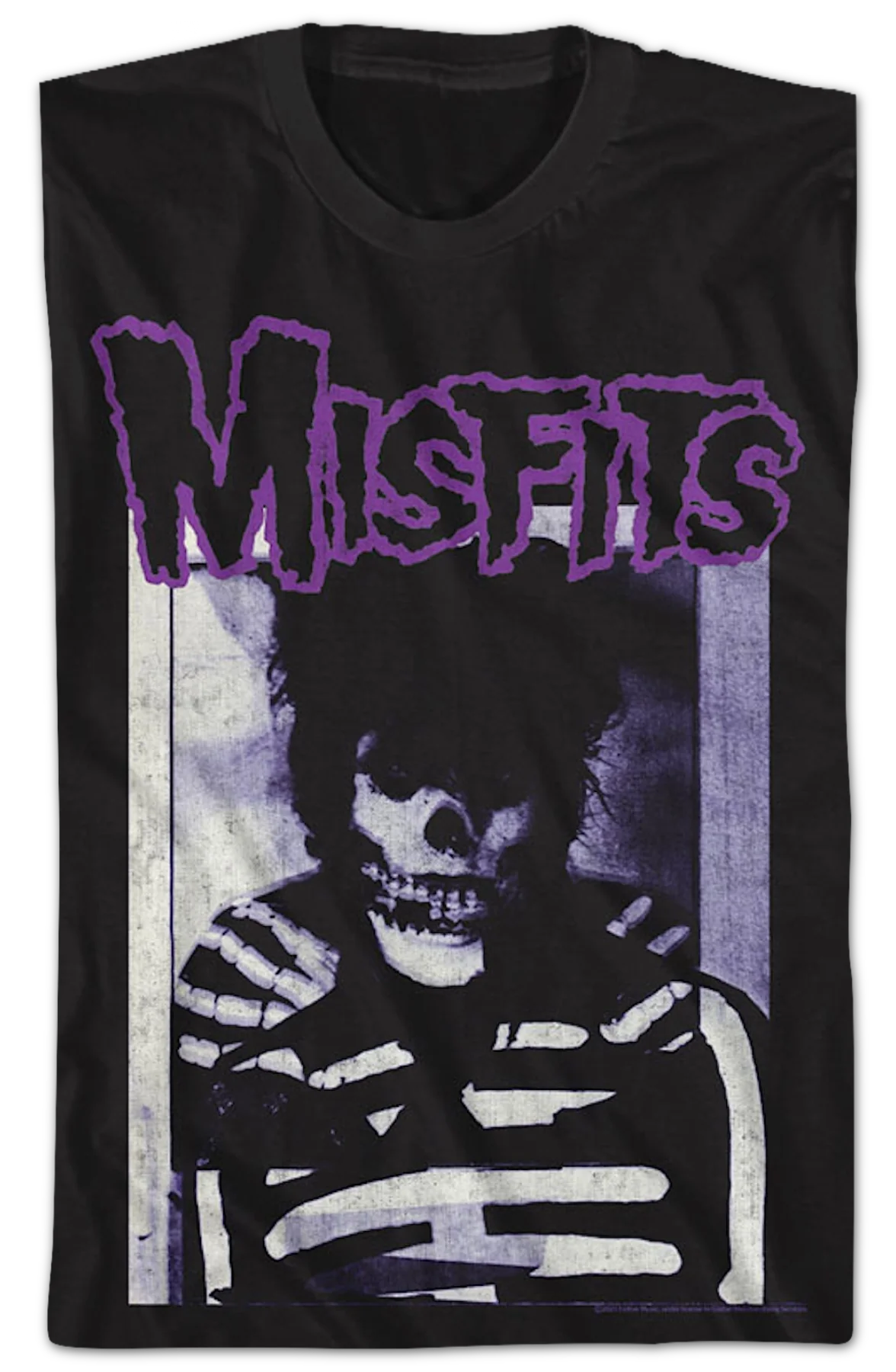 Skeleton Photograph Misfits T-Shirt - Image 2