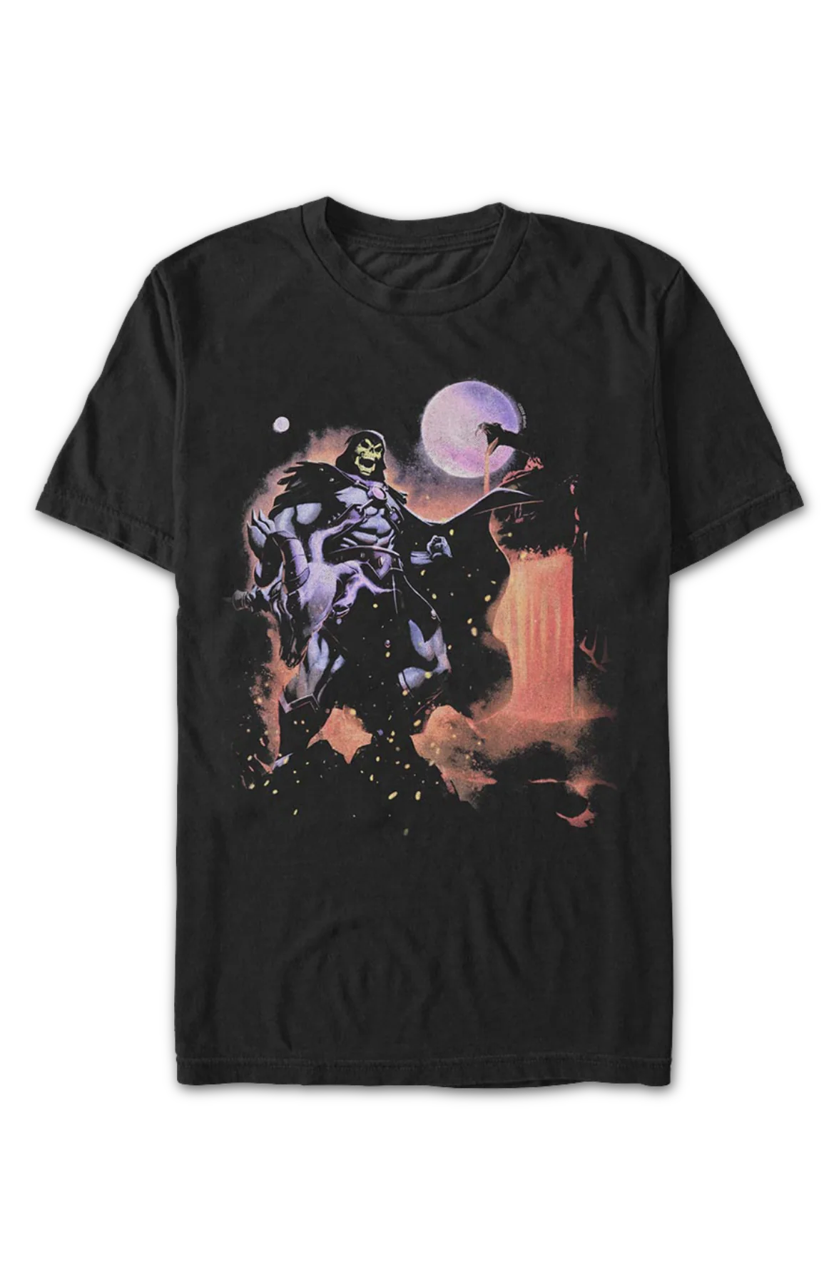 Skeletor Full Moon Poster Masters Of The Universe T-Shirt - Image 2