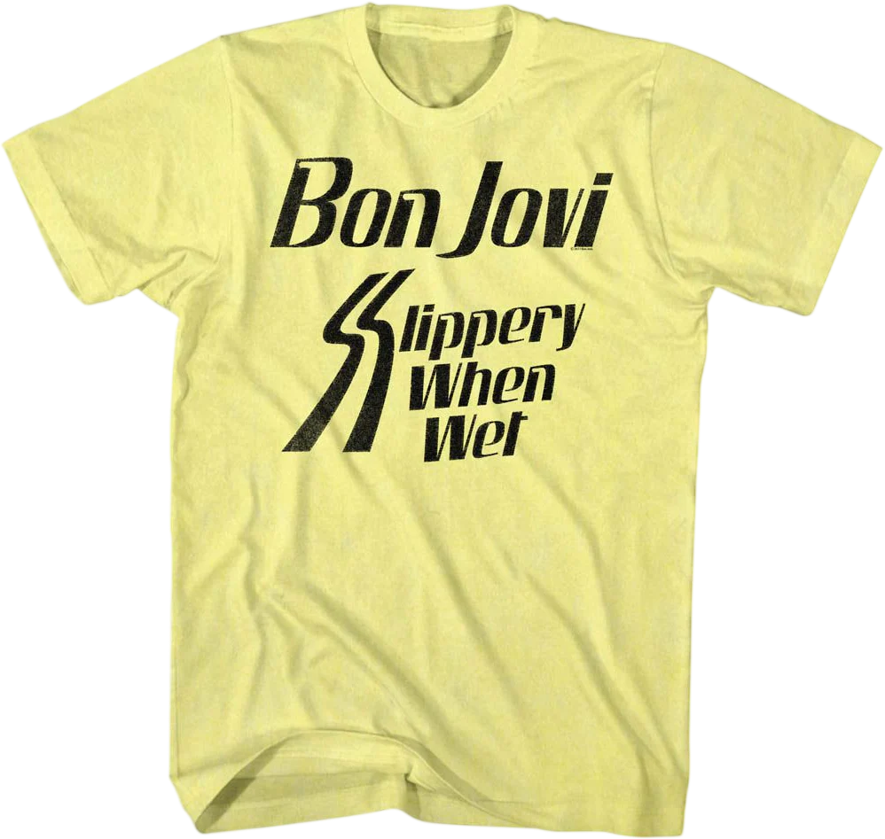 Slippery When Wet Bon Jovi T-Shirt