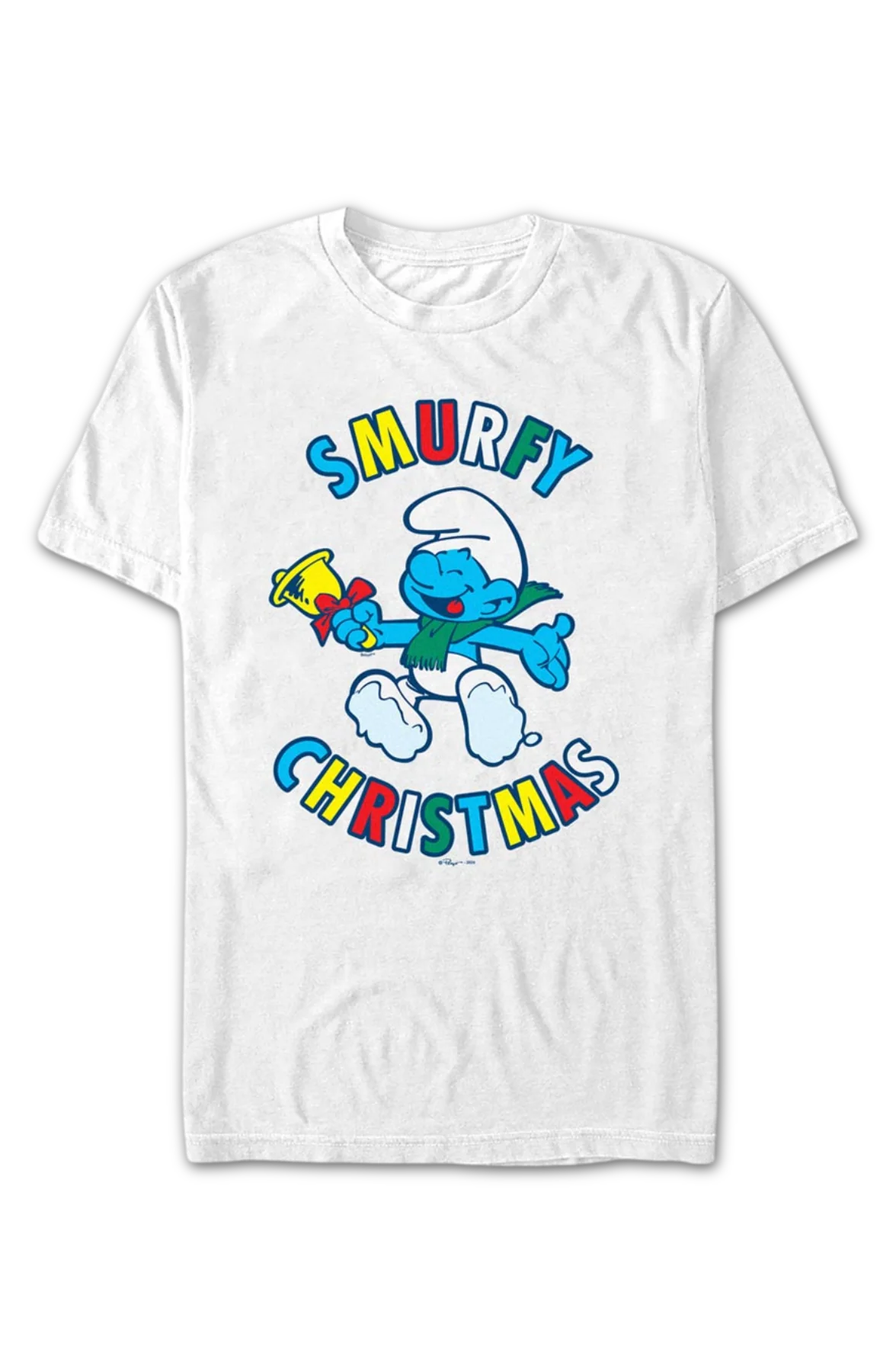 Smurfy Christmas Smurfs T-Shirt - Image 2