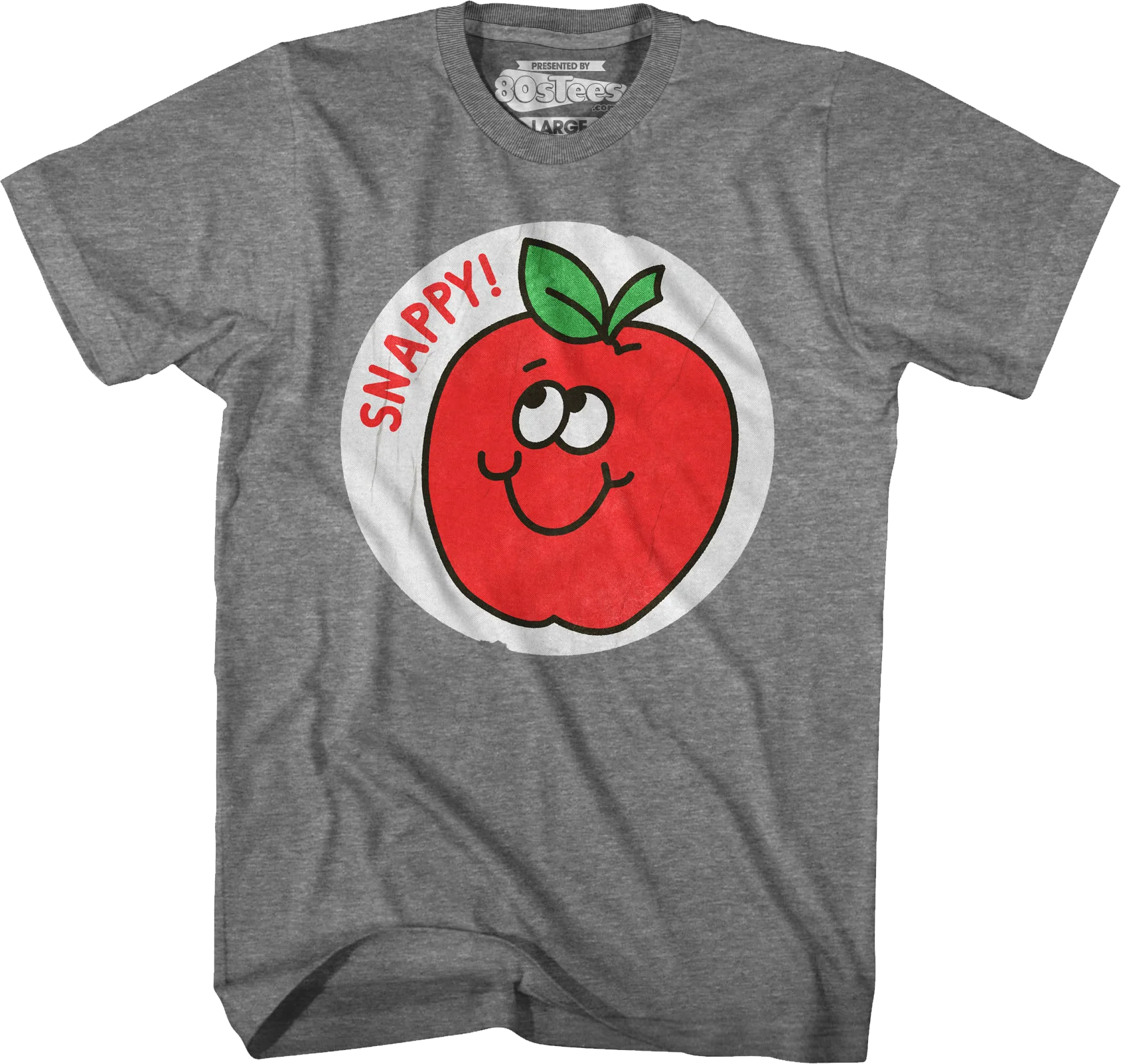 Snappy Apple Scratch & Sniff Sticker T-Shirt - Image 19