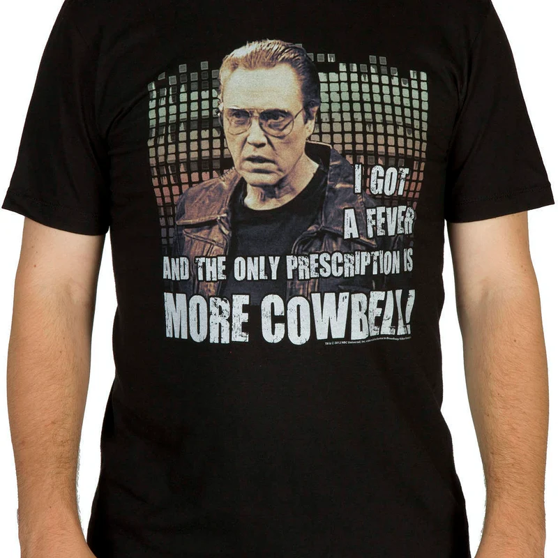SNL Bruce Dickinson More Cowbell Shirt