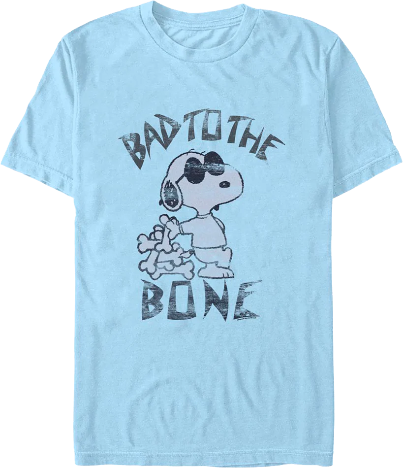Snoopy Bad To The Bone Peanuts T-Shirt