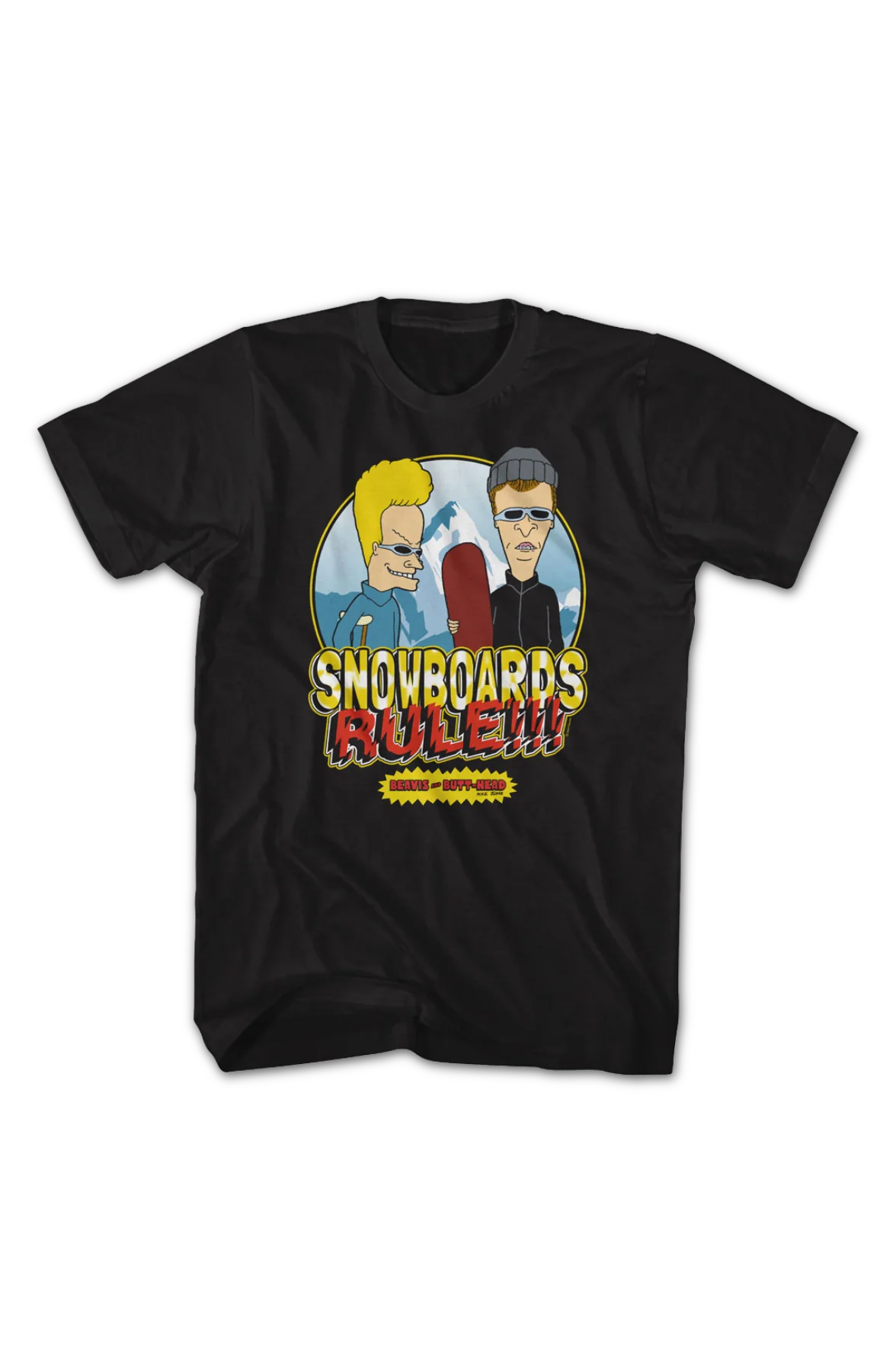Snowboards Rule Beavis And Butt-Head T-Shirt - Image 2