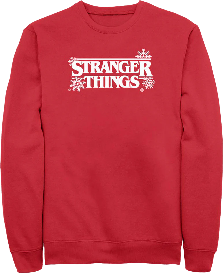 Snowflakes Stranger Things Sweatshirt