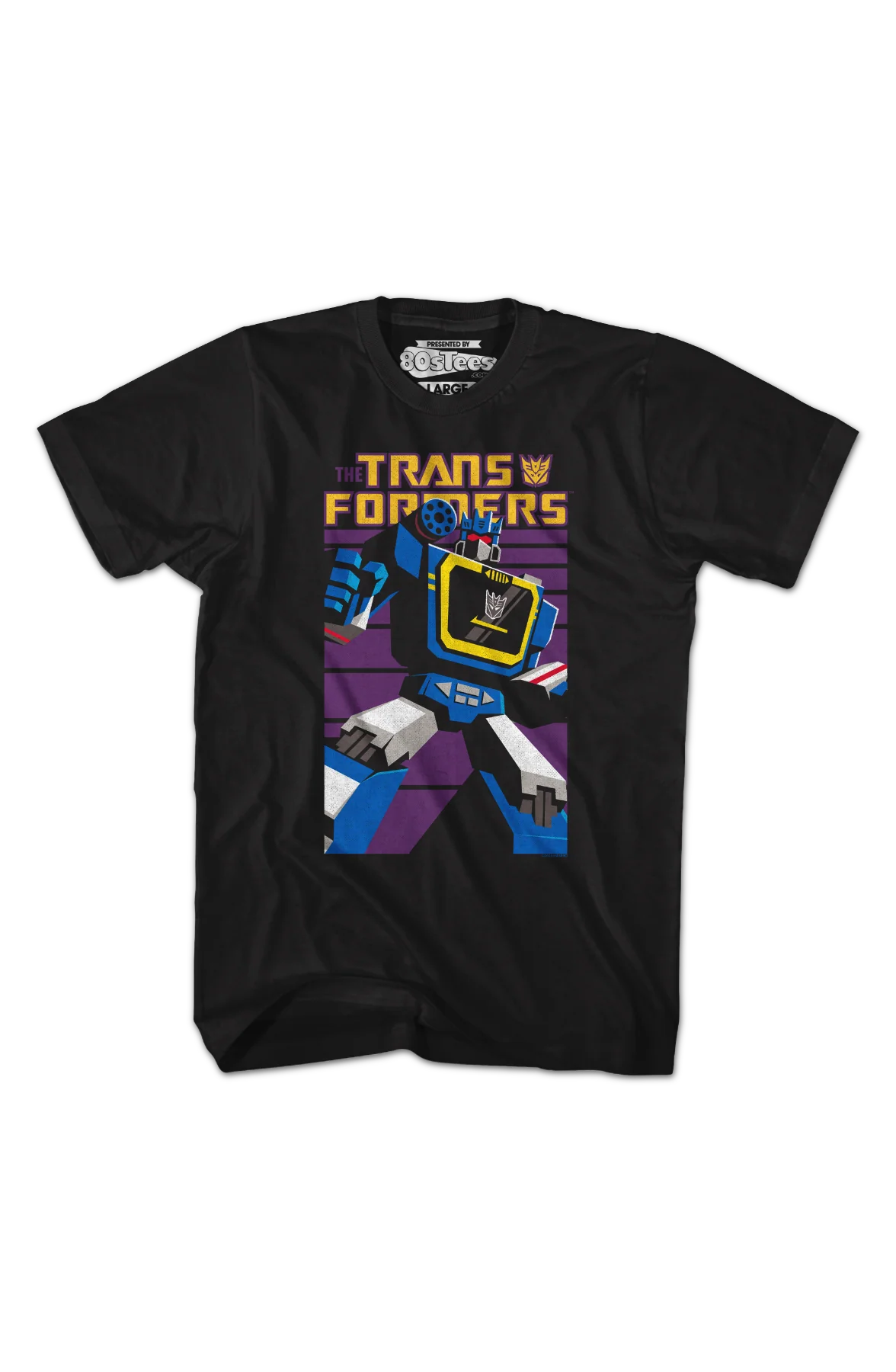 Sounds Great Pose Soundwave Transformers T-Shirt - Image 2