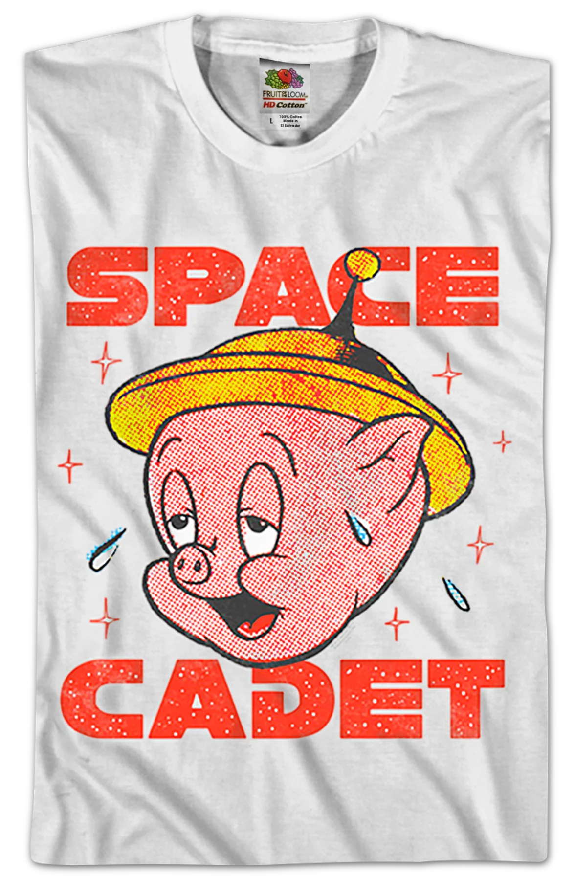Space Cadet Porky Pig Looney Tunes T-Shirt - Image 2