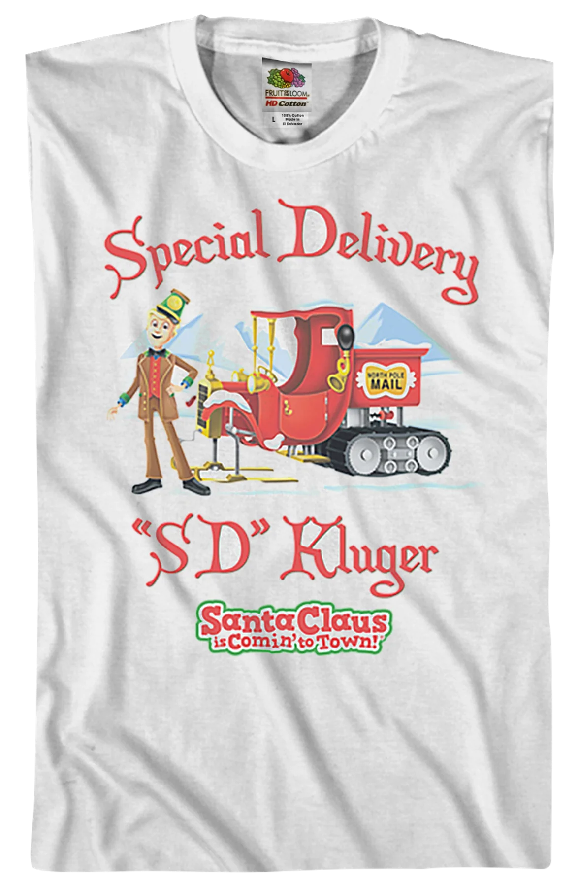 Special Delivery Santa Claus Is Comin' To Town T-Shirt - Image 2