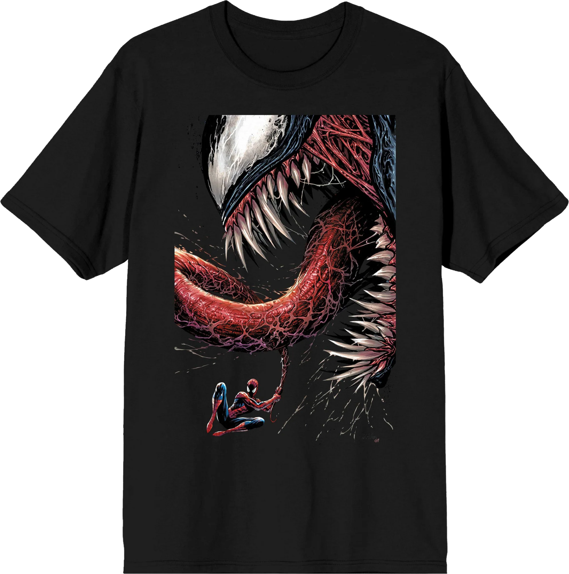 Spider-Man Battles Venom Marvel Comics T-Shirt