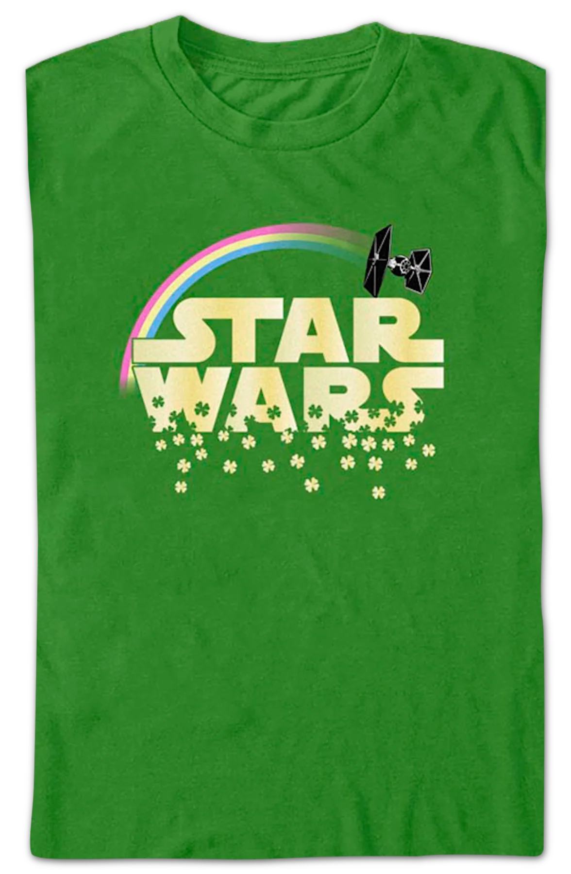 St. Patrick's Day Logo Star Wars T-Shirt - Image 2