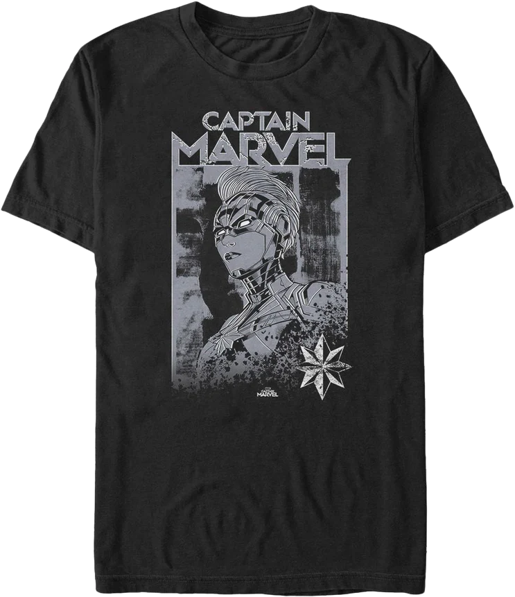 Stamp Captain Marvel T-Shirt
