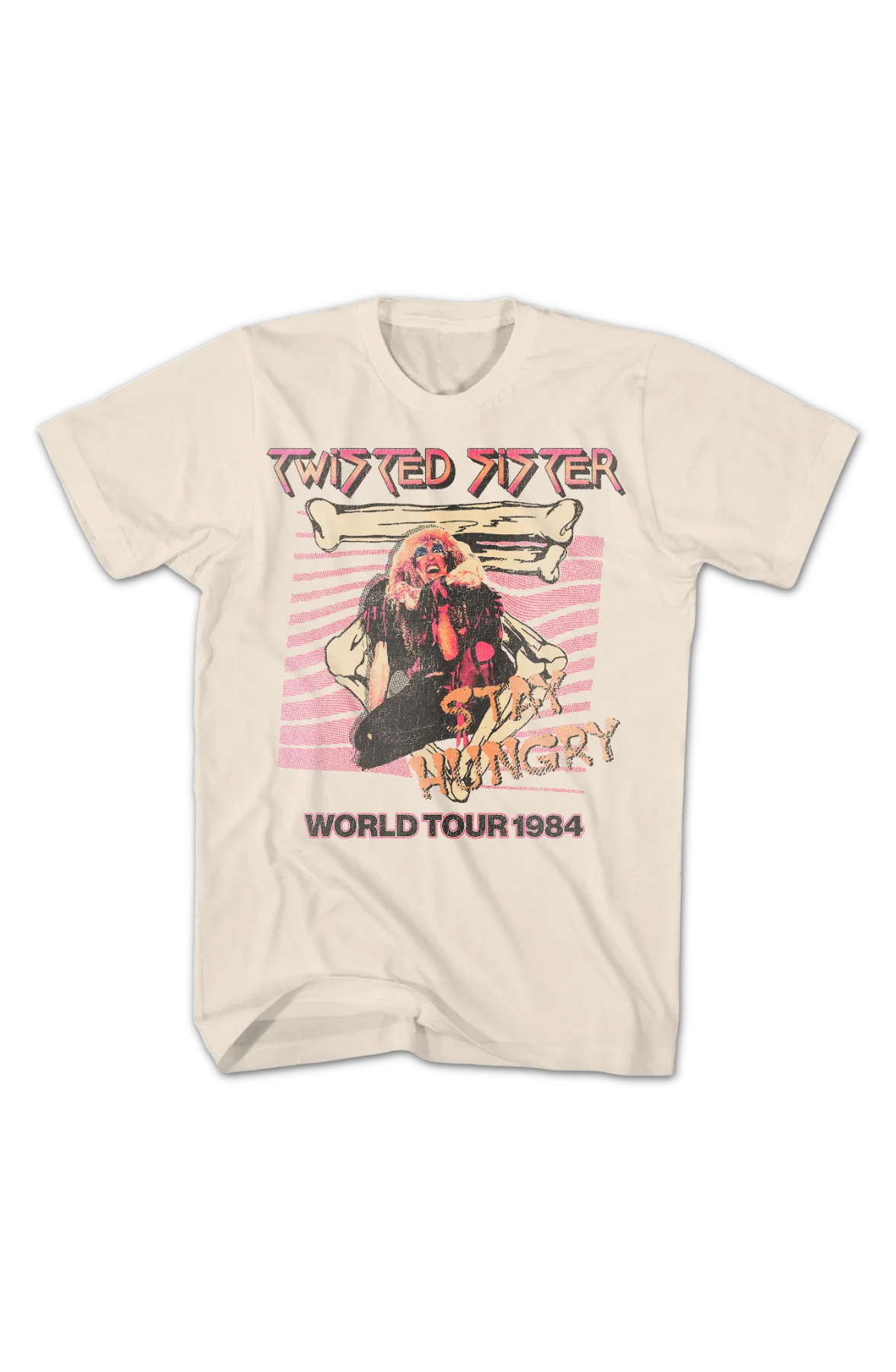 Stay Hungry World Tour 1984 Twisted Sister T-Shirt - Image 2