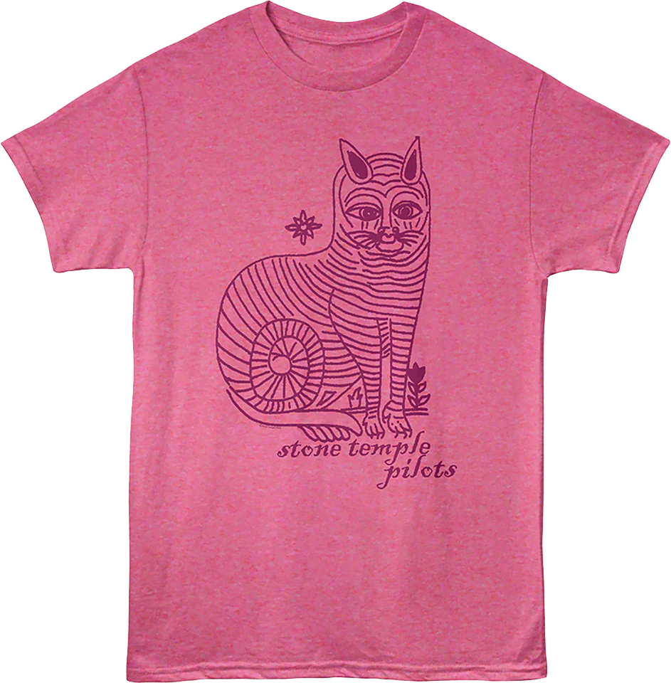 Striped Cat Stone Temple Pilots T-Shirt