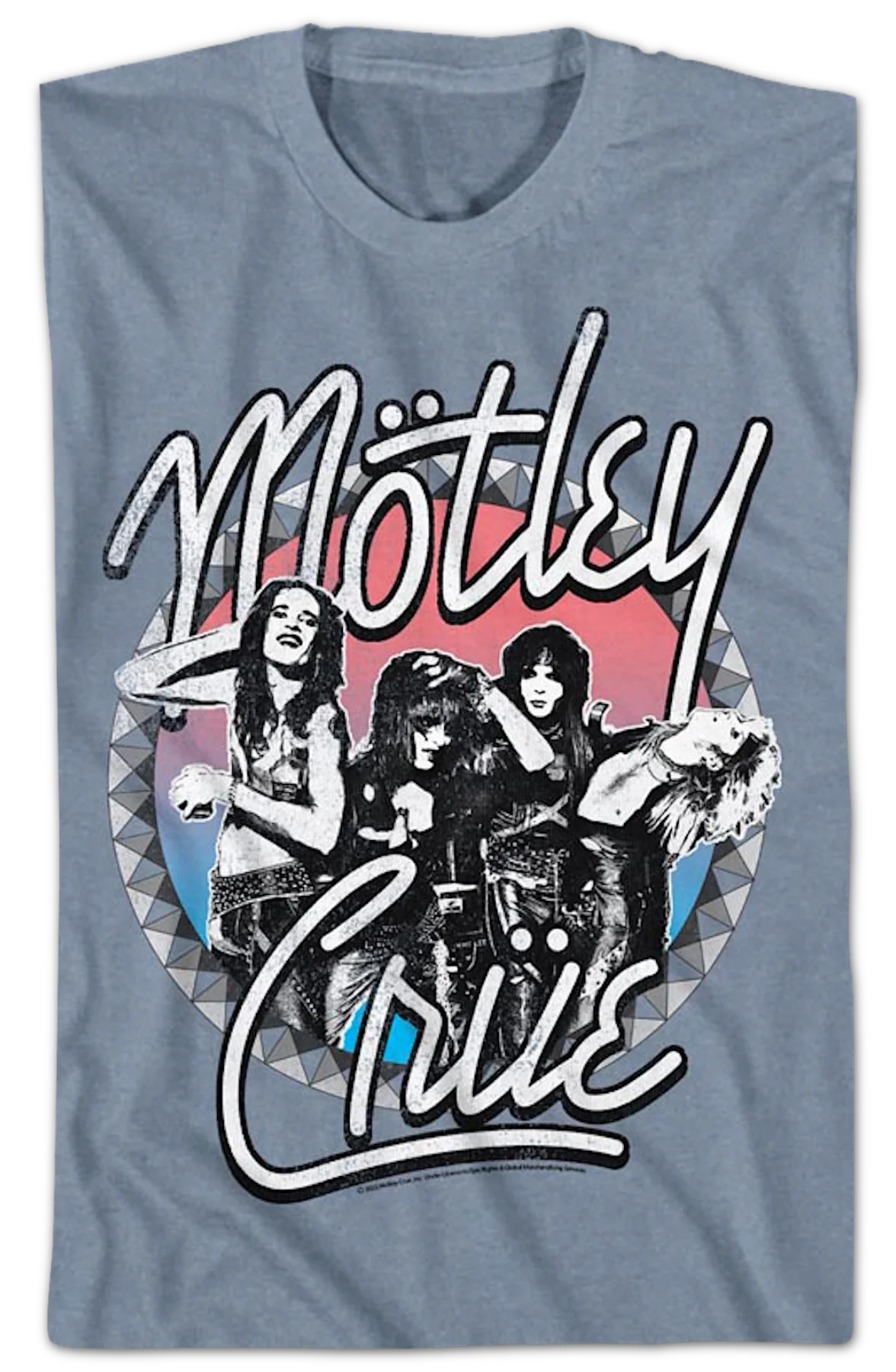 Studded Circle Photo Motley Crue T-Shirt - Image 2