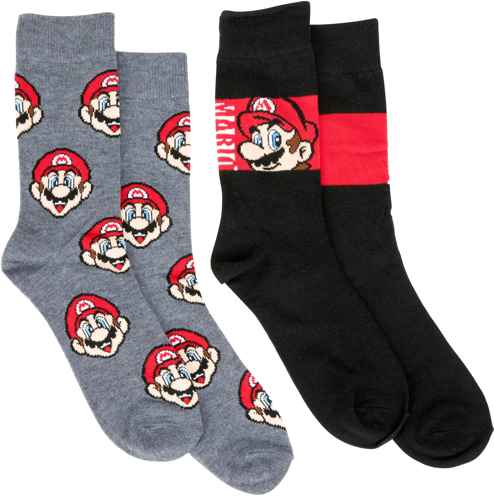Super Mario Bros. 2-Pack Nintendo Socks