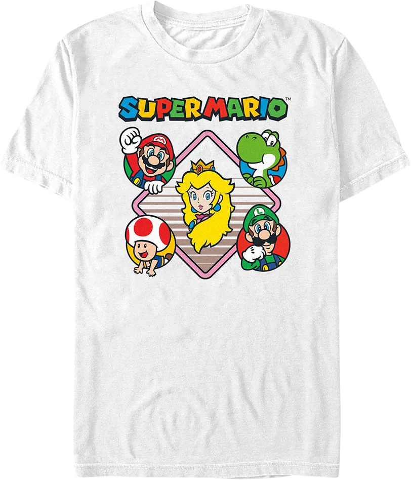 Super Mario Bros. Diamond Nintendo T-Shirt