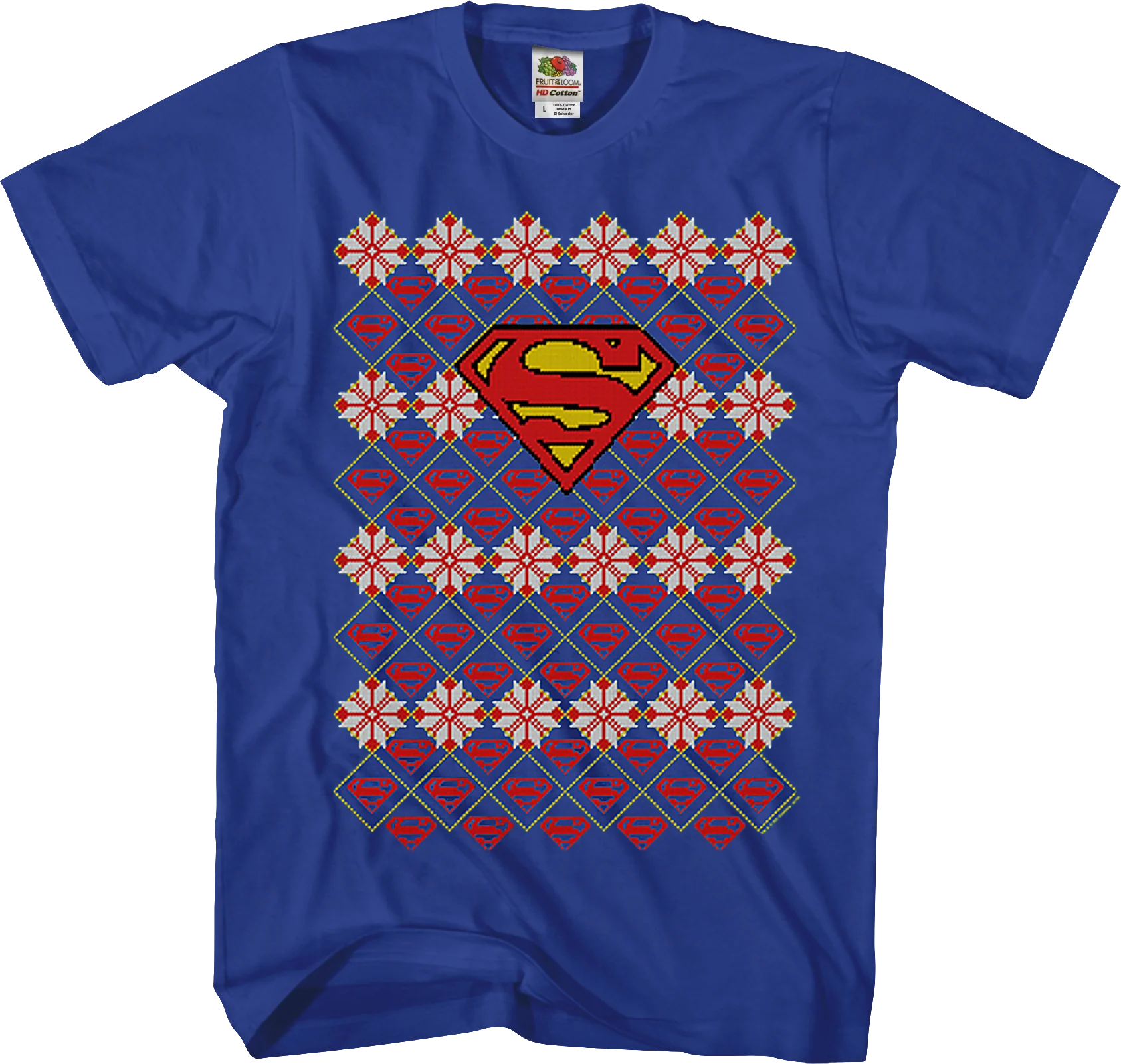 Superman Ugly Faux Knit DC Comics T-Shirt
