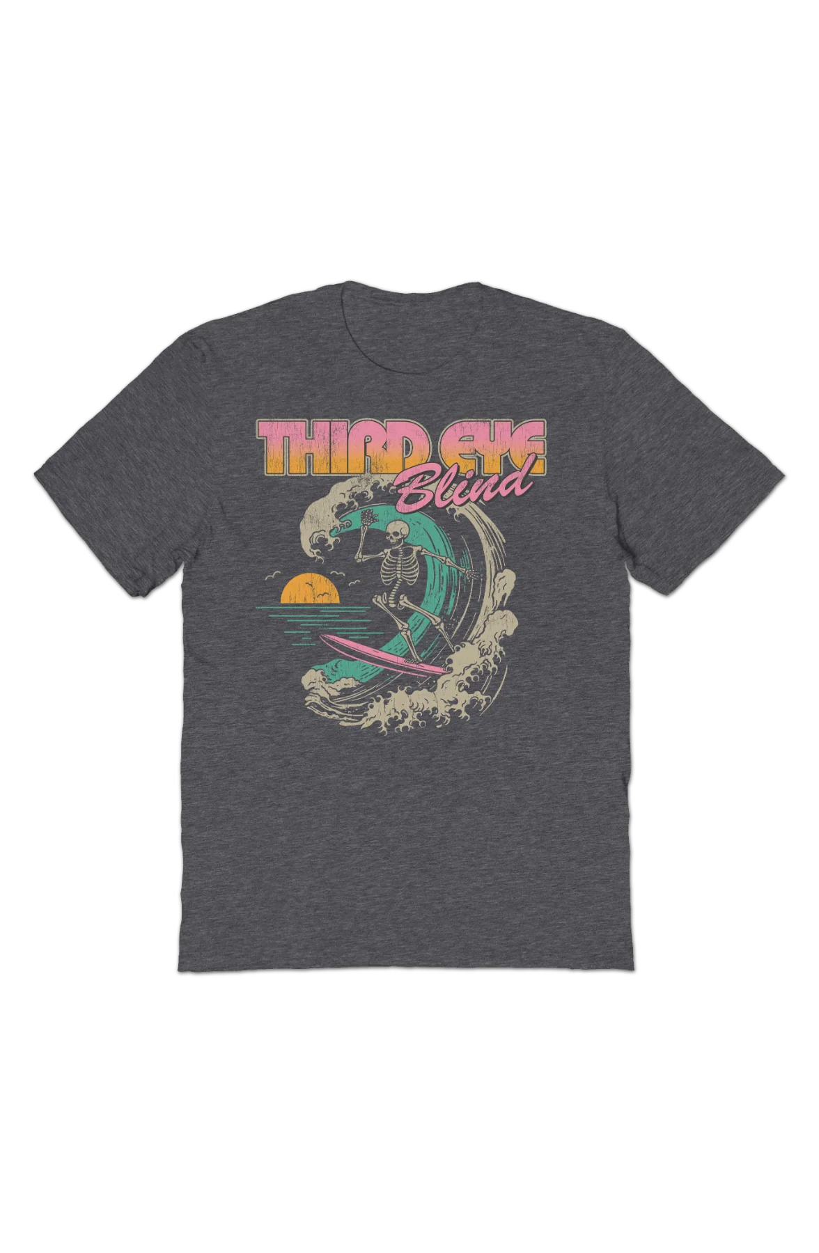 Surf Skeleton Third Eye Blind T-Shirt - Image 2