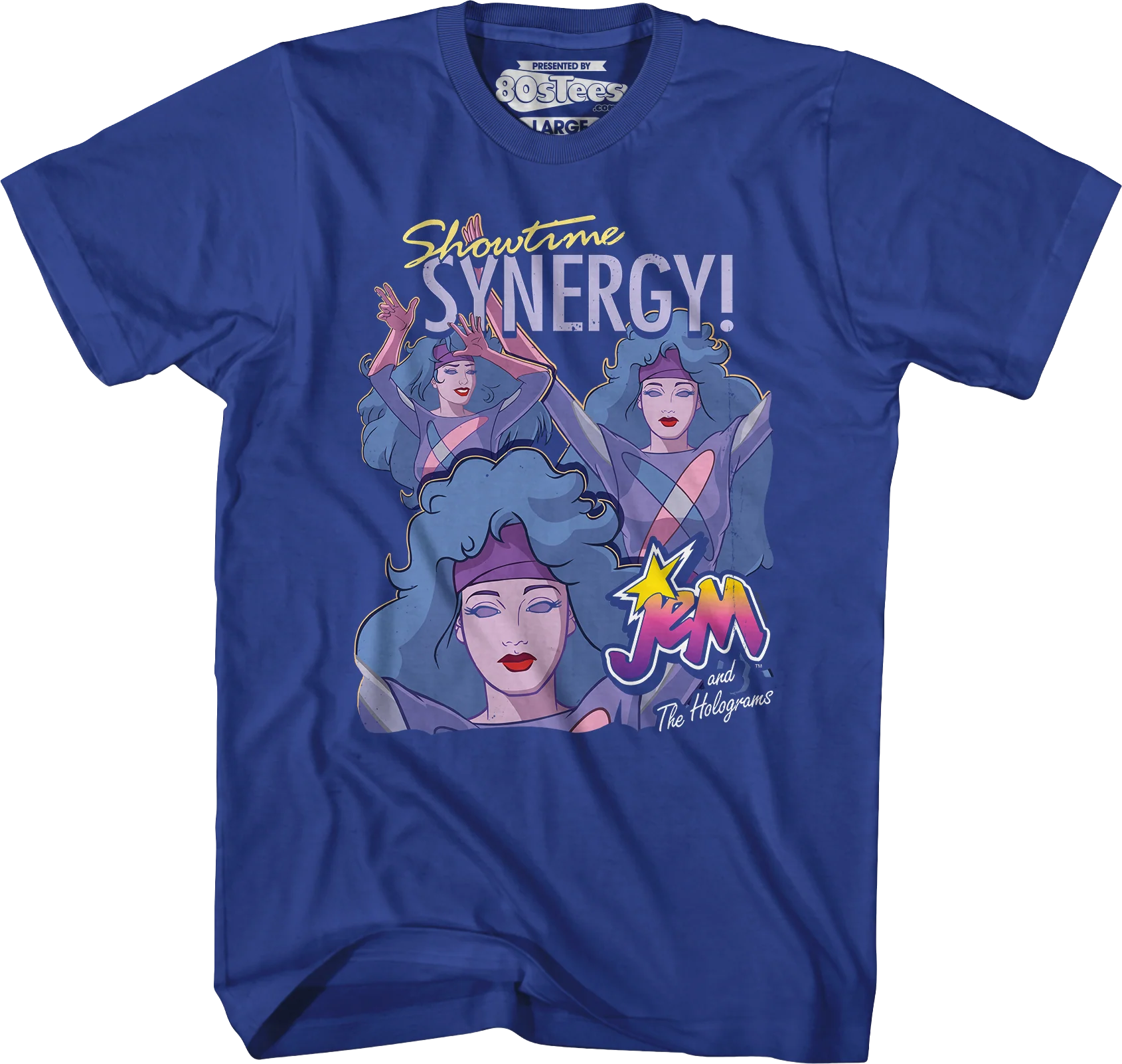 Syngergy Collage Jem And The Holograms T-Shirt - Image 3