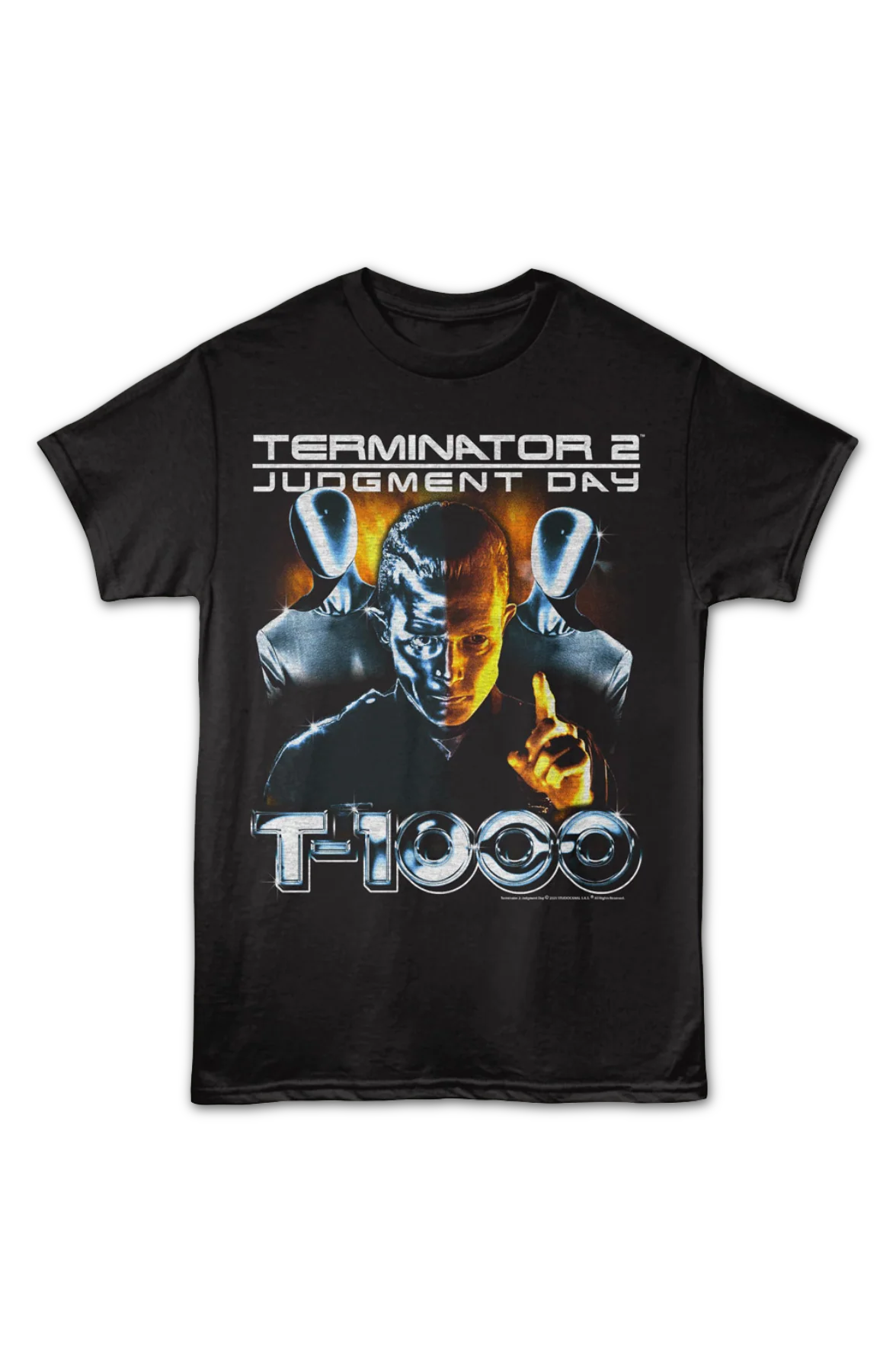 T-1000 Terminator 2 Judgment Day T-Shirt - Image 2