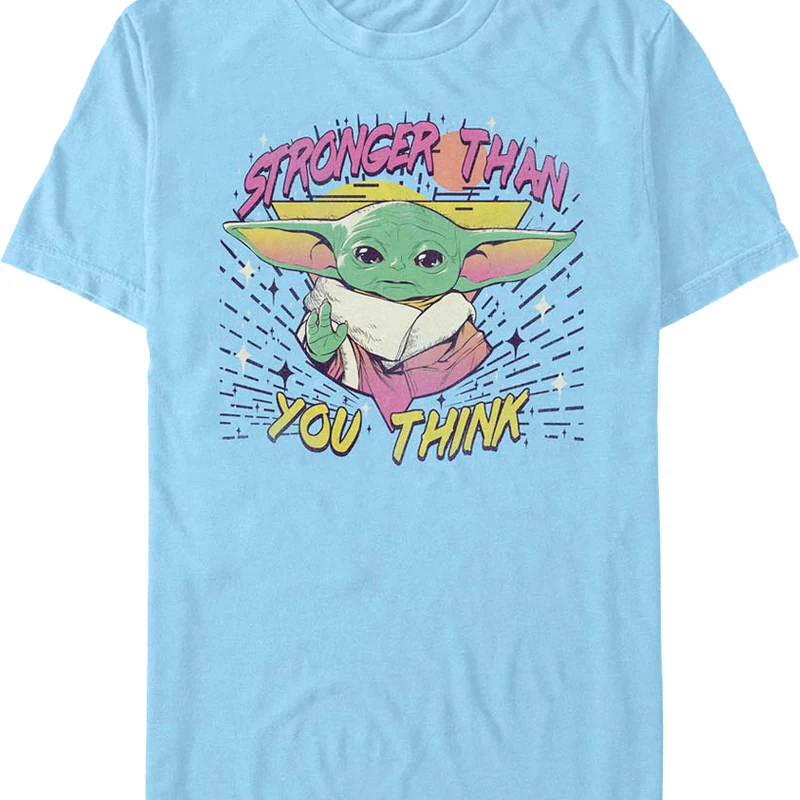 The Child Stronger Than You Think The Mandalorian Star Wars T-Shirt