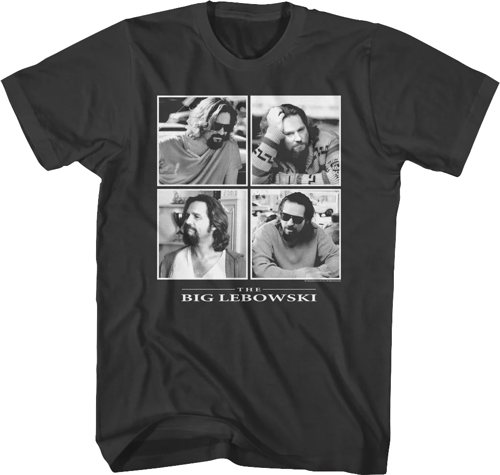 The Dude Collage Big Lebowski T-Shirt