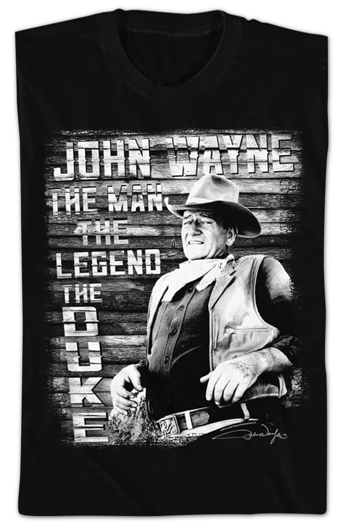 The Man The Legend The Duke John Wayne T-Shirt - Image 2