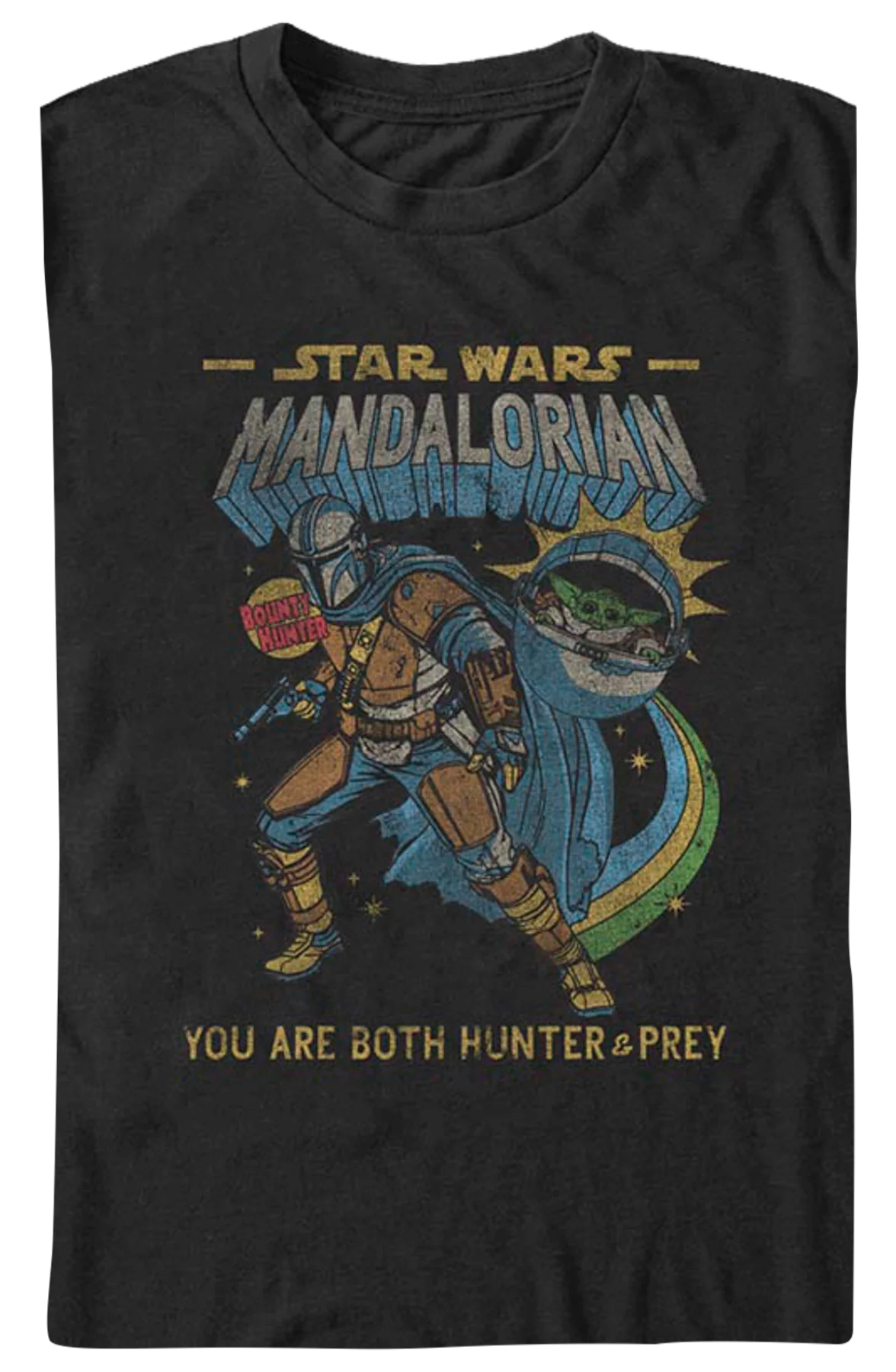 The Mandalorian Both Hunter & Prey Star Wars T-Shirt - Image 2