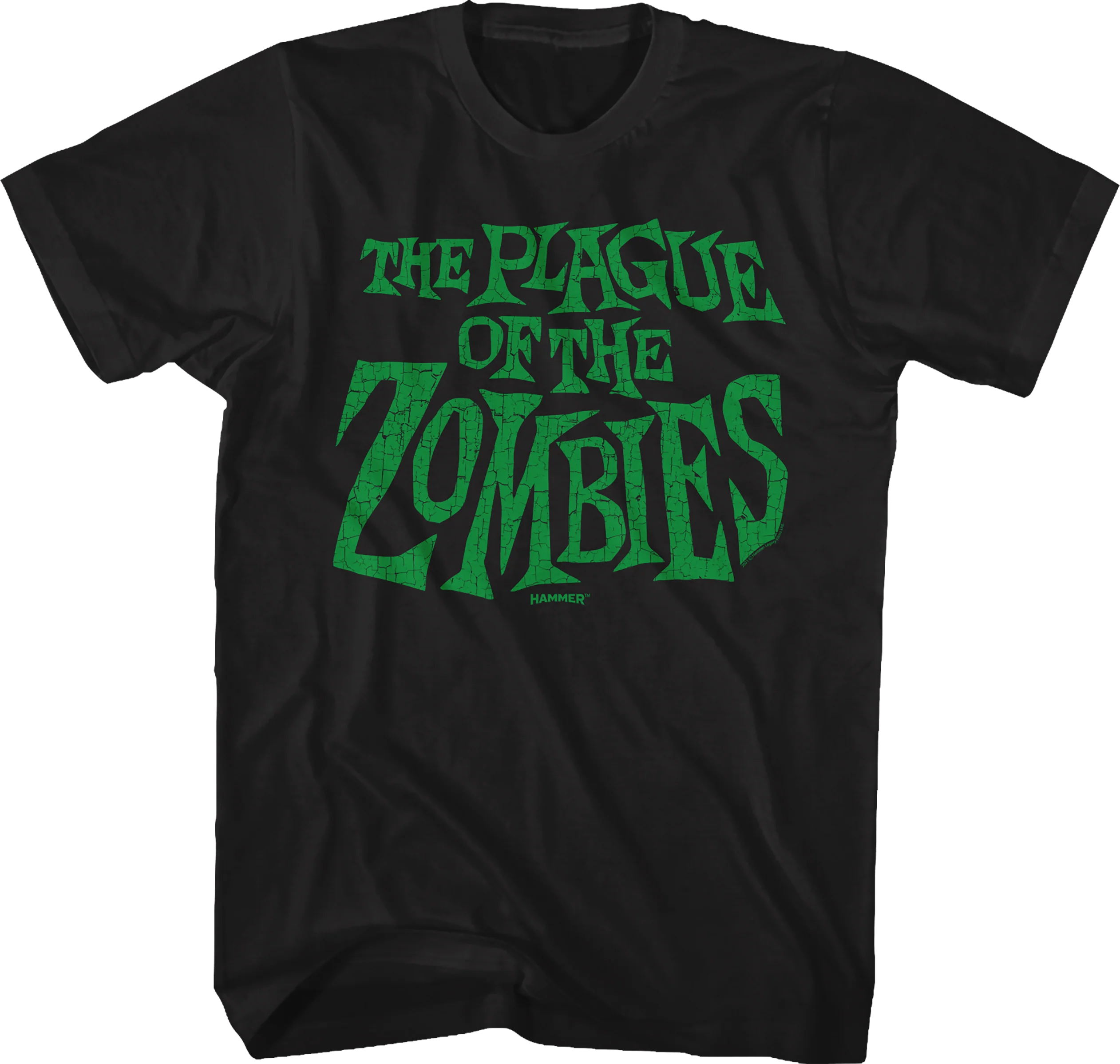 The Plague Of The Zombies Logo Hammer Films T-Shirt
