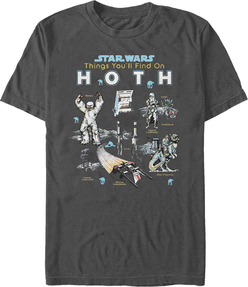 Things You'll Find On Hoth Star Wars T-Shirt