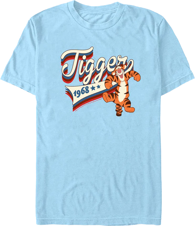 Tigger 1968 Logo Winnie The Pooh T-Shirt - Image 2