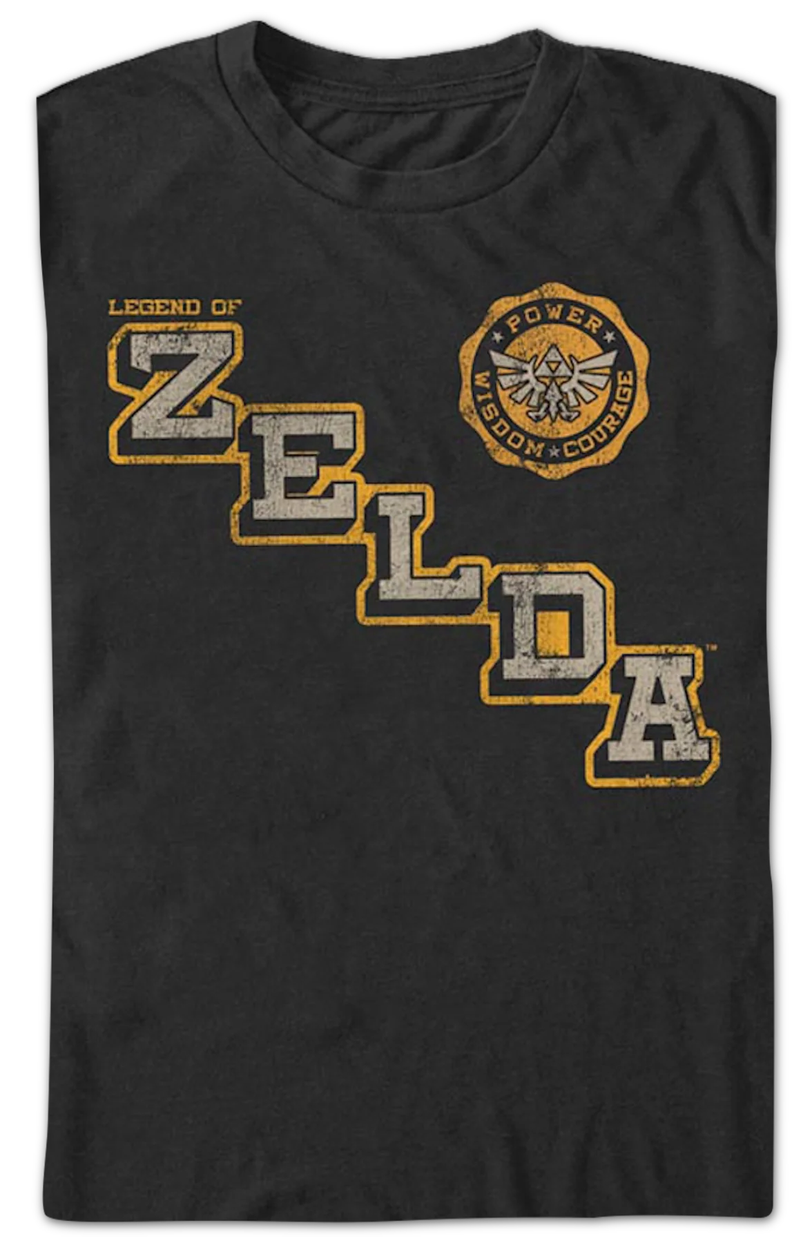 Triforce Badge Legend of Zelda Nintendo T-Shirt - Image 2