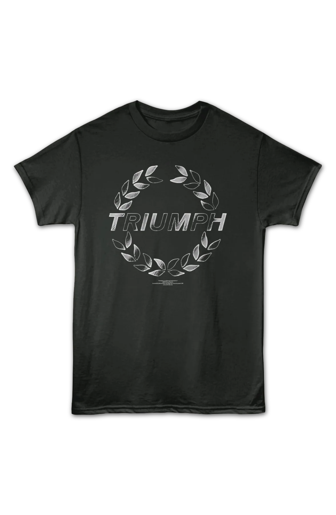 Triumph Laurel Logo British Motor Heritage T-Shirt - Image 2