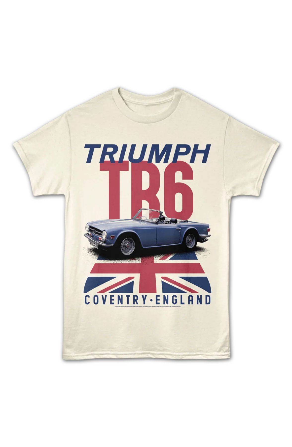 Triumph TR6 British Motor Heritage T-Shirt - Image 2