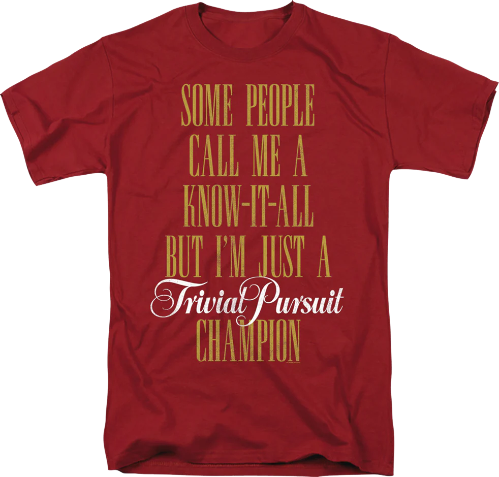 Trivial Pursuit Champion T-Shirt