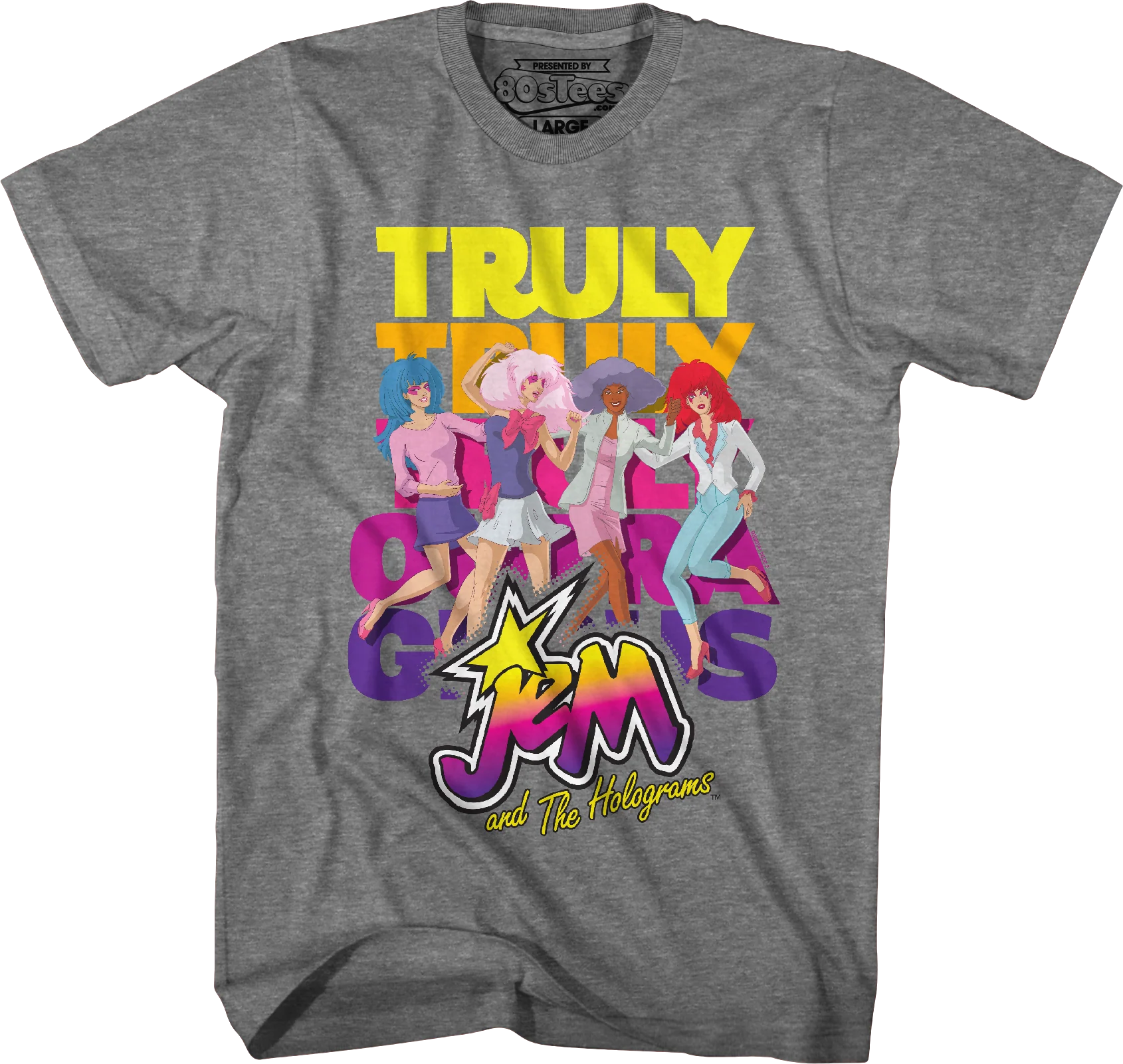 Truly Outrageous Group Pose Jem And The Holograms T-Shirt - Image 23