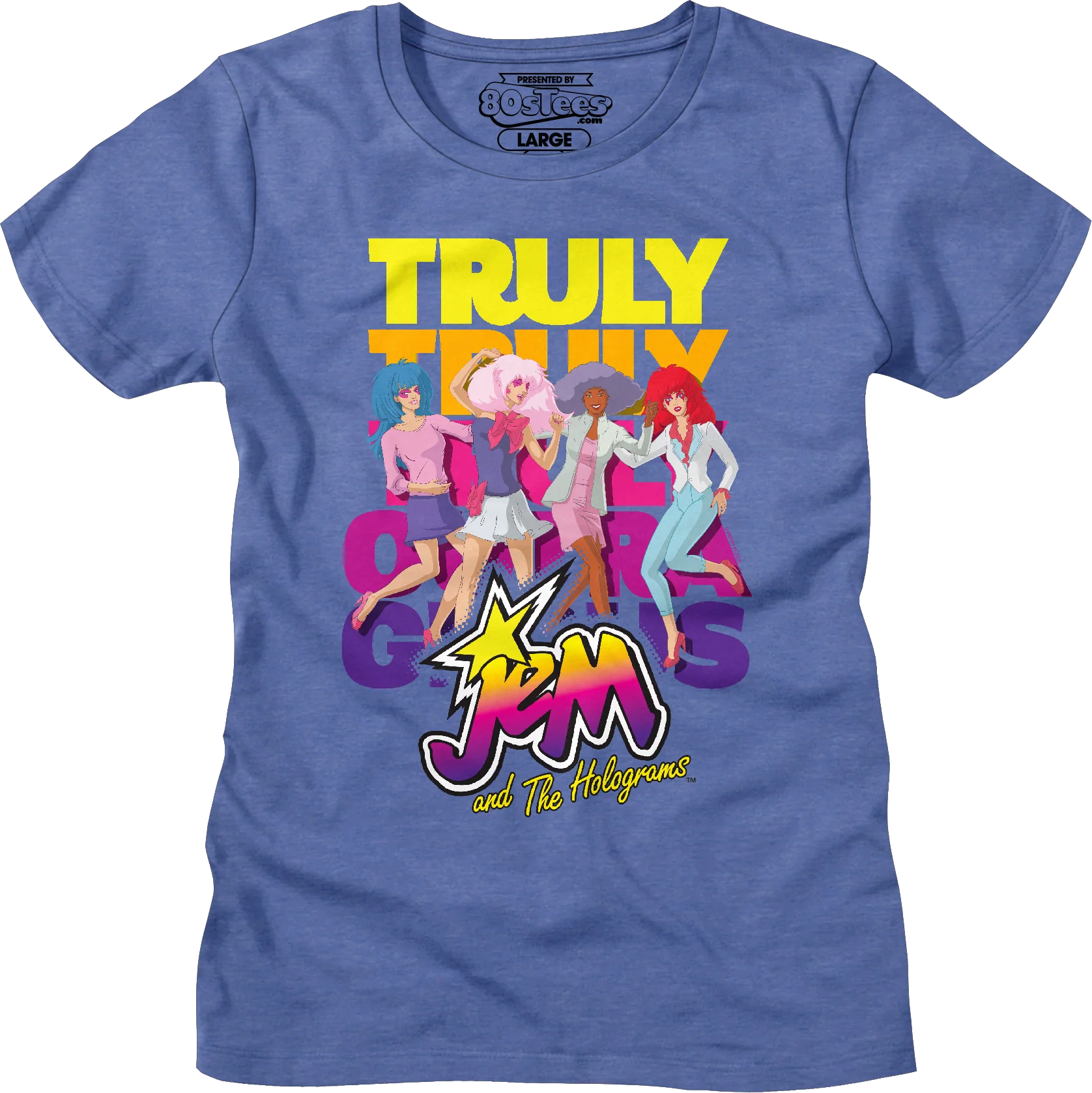 Truly Outrageous Group Pose Jem And The Holograms T-Shirt - Image 4
