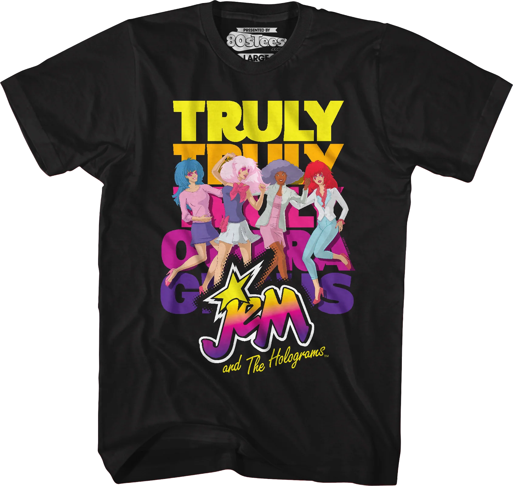 Truly Outrageous Group Pose Jem And The Holograms T-Shirt - Image 7