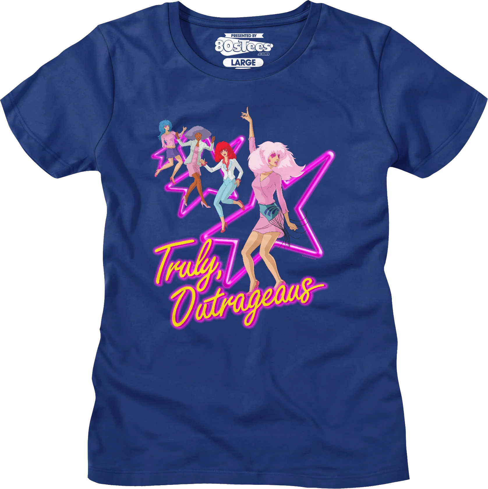 Truly Outrageous Rock Stars Jem And The Holograms T-Shirt - Image 16