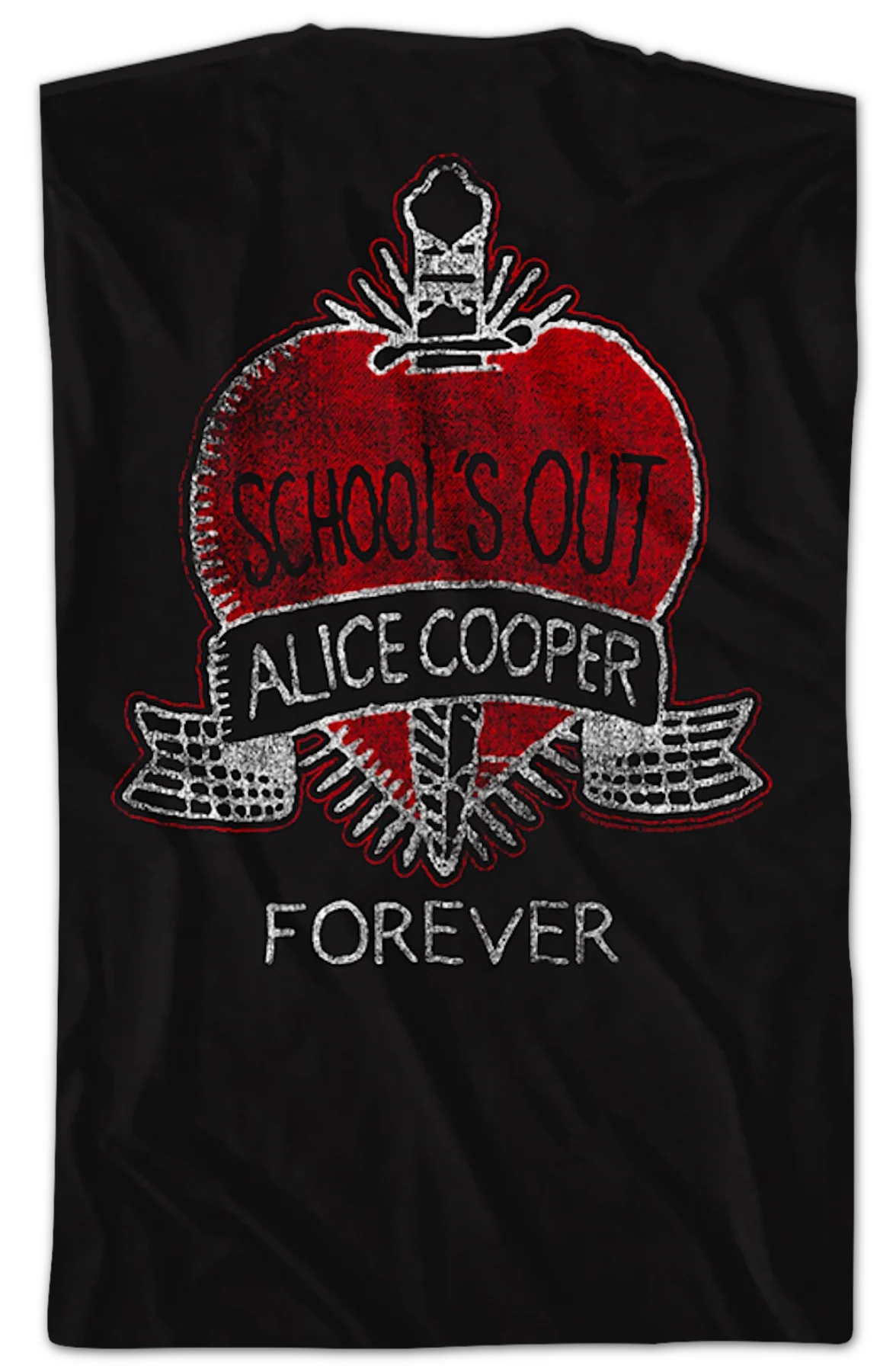Varsity School's Out Forever Alice Cooper T-Shirt - Image 2